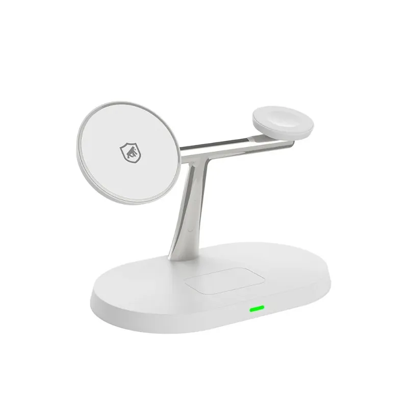 Carregador Wireless Dock 3 Em 1 - Branco - Gshield
