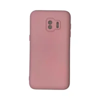 Capa Samsung J2 Core Silicone Aveludada Protege Câmera Colorida Capinha Anti Impacto J2 Core:rosa Bebê