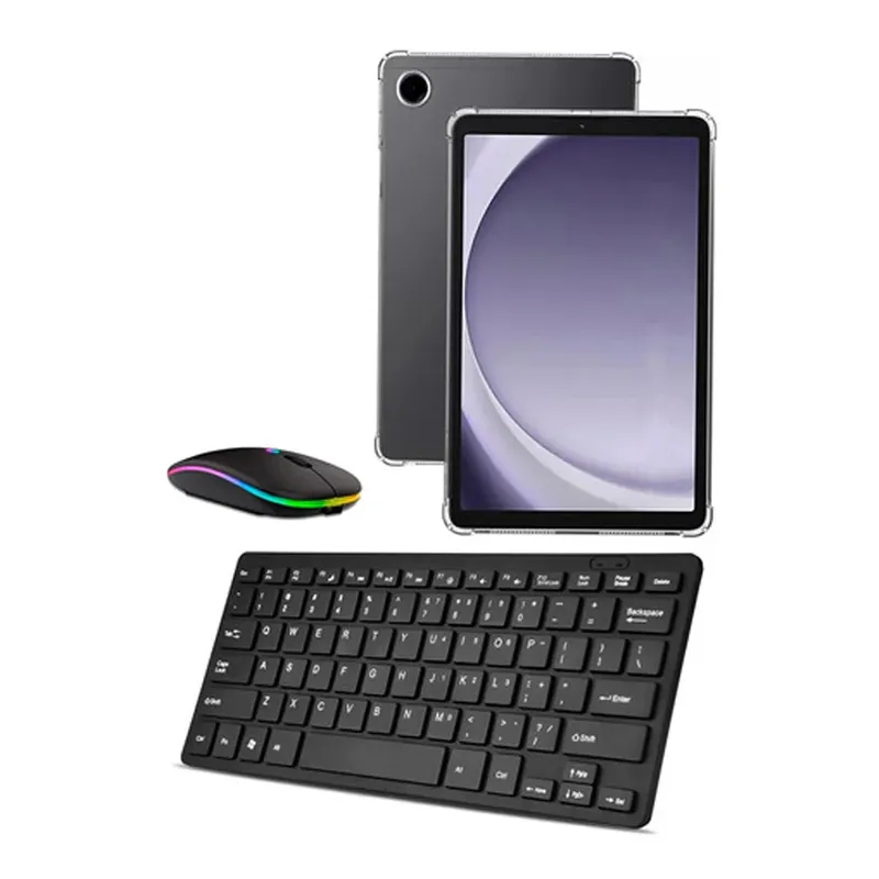 Capa Tpu Para Galaxy Tab A9 Plus - X210 + Teclado E Mouse