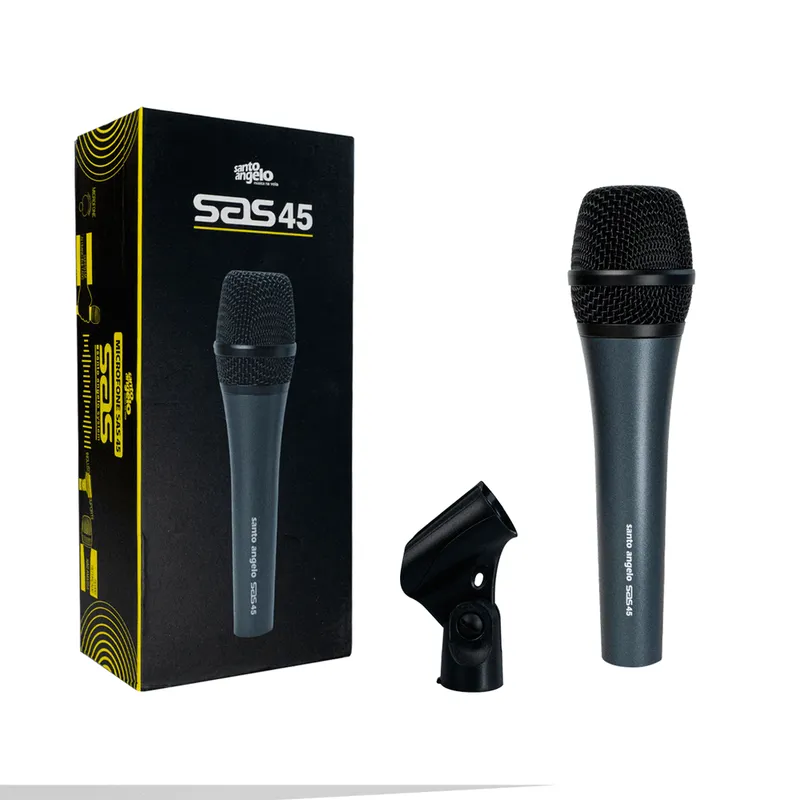 Microfone Santo Angelo Sas45 Profissional Modelo 2024