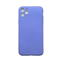 Capa Iphone 11 Pro Max Silicone Aveludada Protege Câmera Colorida Capinha Anti Impacto 11 Pro Max:lilás