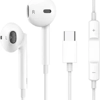Fone De Ouvido Tipo C Anti-ruído Com Fio Reforçado Qualidade Premium Microfone Integrado Compatível Com Iphone