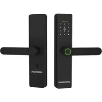 Fechadura Inteligente Slim Wifi Com Biometria Senha Tag E Chave Compatível Com Tuya E Novadigital.