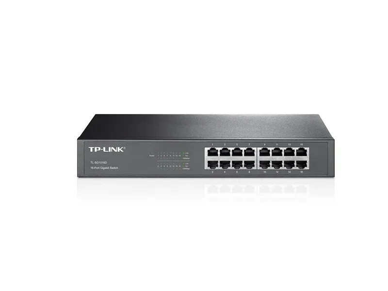 Switch 16 Portas Gigabit P/rack Tl-sg1016d Tp-link