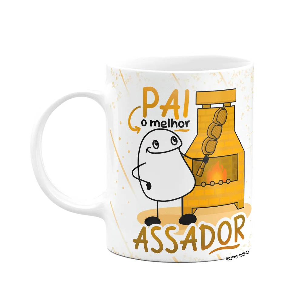 Caneca Flork Dia dos Pais Melhor Assador