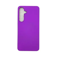 Capa Samsung S24 Silicone Aveludada Capinha Colorida Capinha Anti Impacto Cor:roxo 02