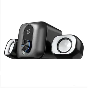 Caixa De Som Acústica HP, 2x3W RMS, 2.0, USB, Preta - DHS-2111S