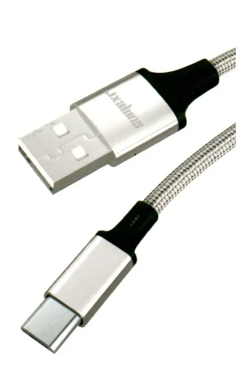 Cabo - Prata - Micro Usb Fast Charger Trançado V8 - Sx-b24 - Sumexr