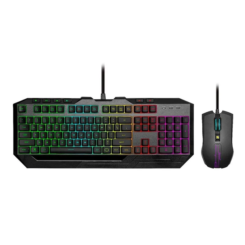 Kit Teclado e Mouse Gamer Cooler Master Devastador 3, RGB, 4800 DPI, ABNT2 - SGB-3000-KKMF4-BR
