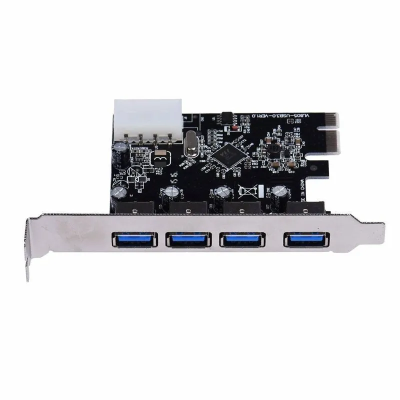 Placa Controladora Pci Express 1x Pci-e Com 4 Portas Usb 3.0 Dp-43