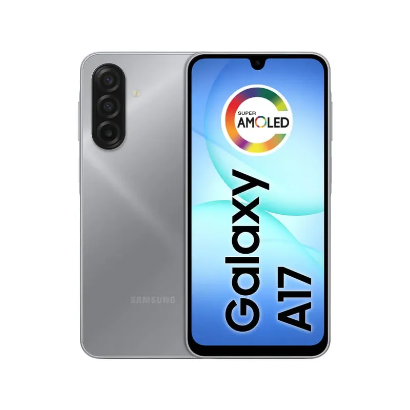 Smartphone Samsung Galaxy A17, 128GB, RAM 4GB, Câmera Tripla 50MP + Selfie 13MP, Tela 6.7", Cinza - Sm-A175fzalzto