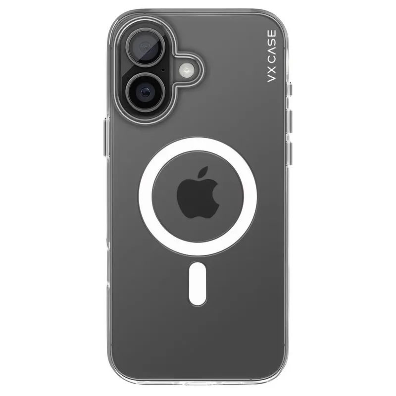 Capa Magsafe Para Iphone 16 Transparente - Silicone Rígida