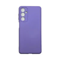 Capa Samsung M54 5g Silicone Aveludada Protege Câmera Colorida Capinha Anti Impacto M54 5g:roxo