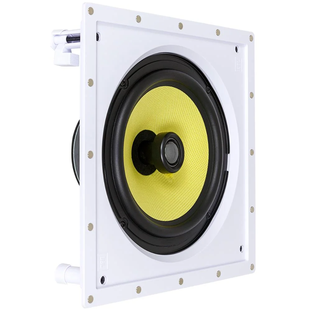 Caixa Acústica de Embutir Angulada JBL Ci8s Plus 8 Polegadas Com Tela Magnética Cone De Kevlar Branco