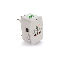 Adaptador De Tomada Universal Kapbom Ka-5398 Com 2 Usb