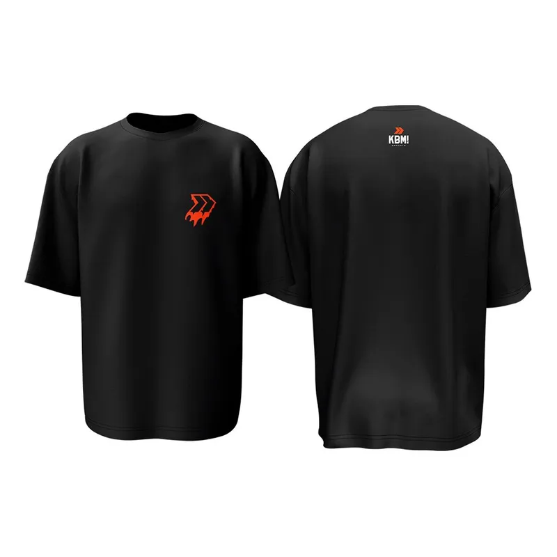 Camiseta KaBuM! Esports Oversized Setas Escorridas Preta GGG - KETP003GGG