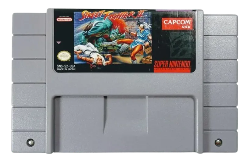 Jogo Retro Super Nintendo Street Fighter 2 The World Warrior