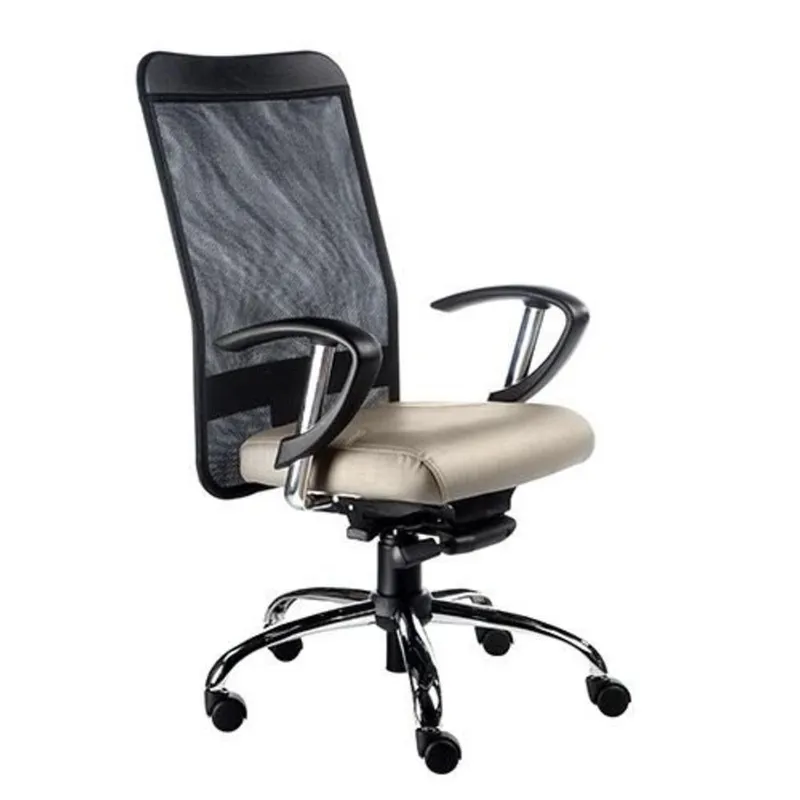 Cadeira Office Design Office Presidente até 120Kg, Base Cromada, Linha Paris, Preto