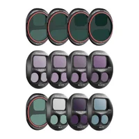 Kit Filtros Nd/nd-pl/cpl/glow Mist Mega 12 Pack Para Dji Mavic 4 Pro - Freewell