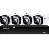 Kit Cftv 4 Câmeras Ip Vipc 1230b Intelbras Nvd 1404p S/hd