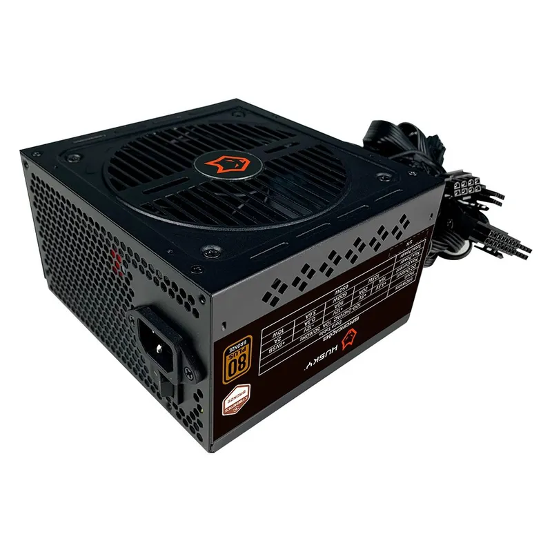 Fonte Husky Sledger 650W, 80 Plus Bronze, Cybenetics Bronze, PFC ativo, Bivolt - HFN650PT