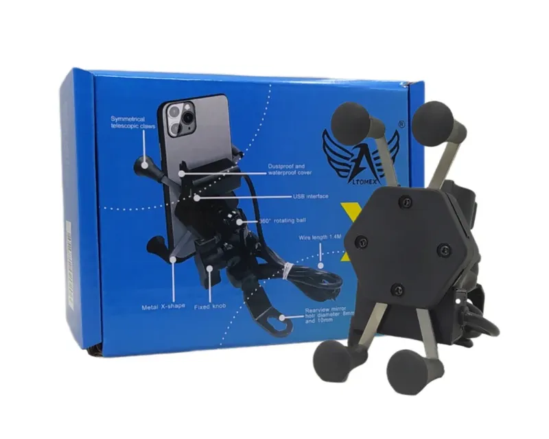 Suporte De Celular Universal Garra Sistema Aranha Altomex C-020