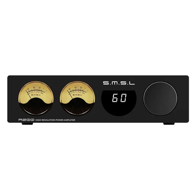 Amplificador Smsl A200 Hi-fi 2 Canais 70w Bluetooth 5.0 HDMI Arc Usb Com Level Display
