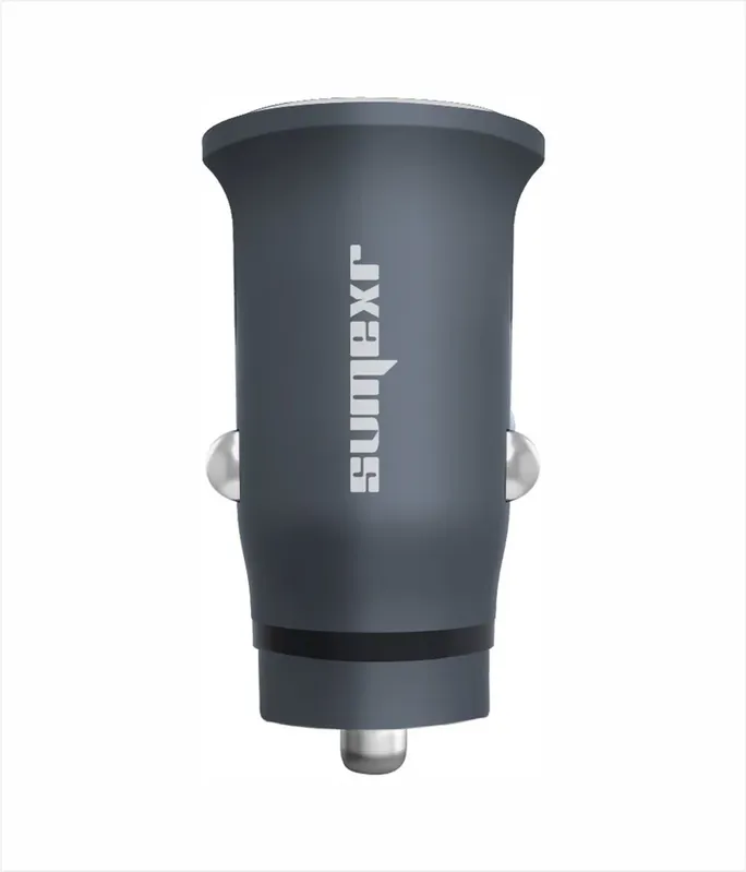 Carregador Veicular Sumexr Usb 3.0, Turbo, Qualcomm 3.0, Com Cabo V8 1m - Sx-c11-v8max - Prata