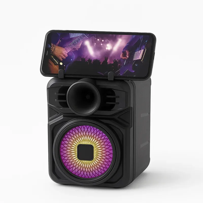 Speaker 3189 Com Bluetooth, Entrada Usb E Efeitos De Luz RGB – 8w