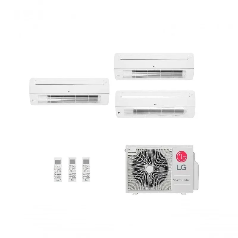 Ar Condicionado Multi Split LG 3 Ambientes Cassete 2x9, 1x12