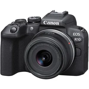 Câmera Digital Canon Eos R10 24.2mp 3.0 Lente Rf-s 18-45mm