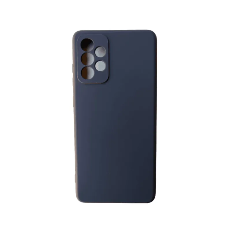 Capa Capinha Para Galaxy A72 5g Aveludada Azul Marinho