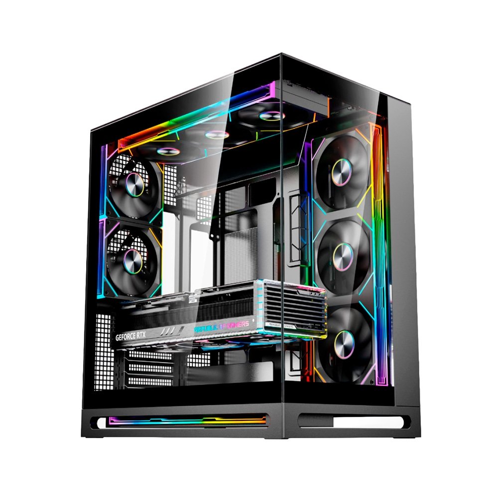Gabinete Gamer Liketec Cygnus Dark
