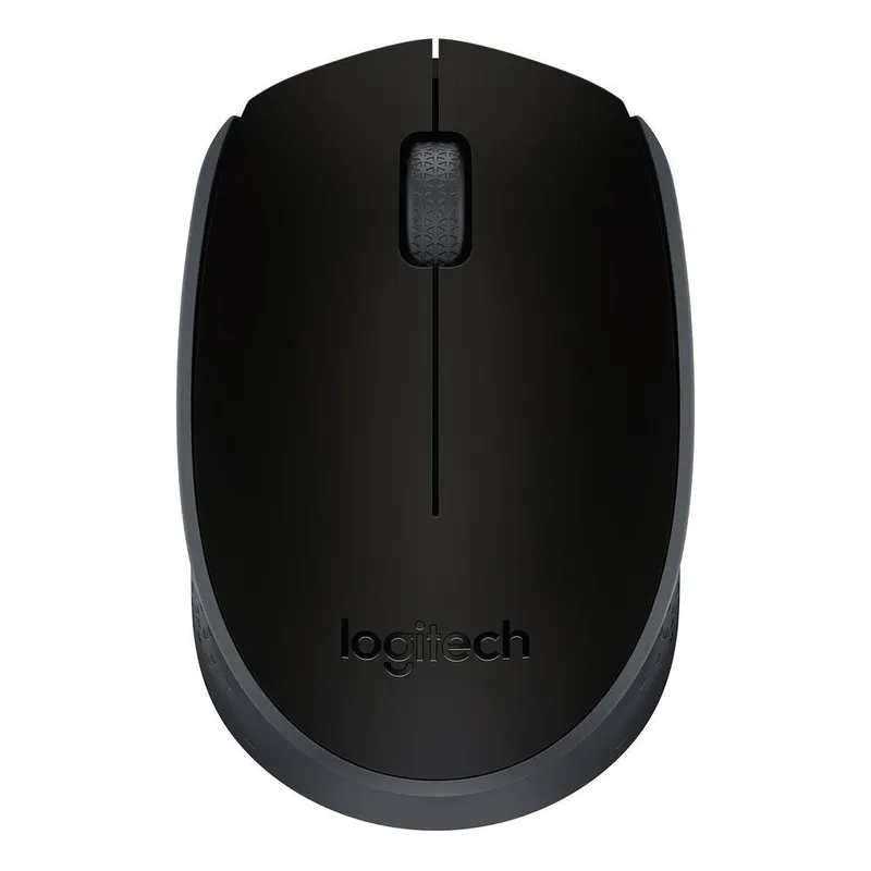 Mouse sem fio Logitech M170 com Design Ambidestro Compacto, Conexão USB e Pilha Inclusa, Preto - 910-004940