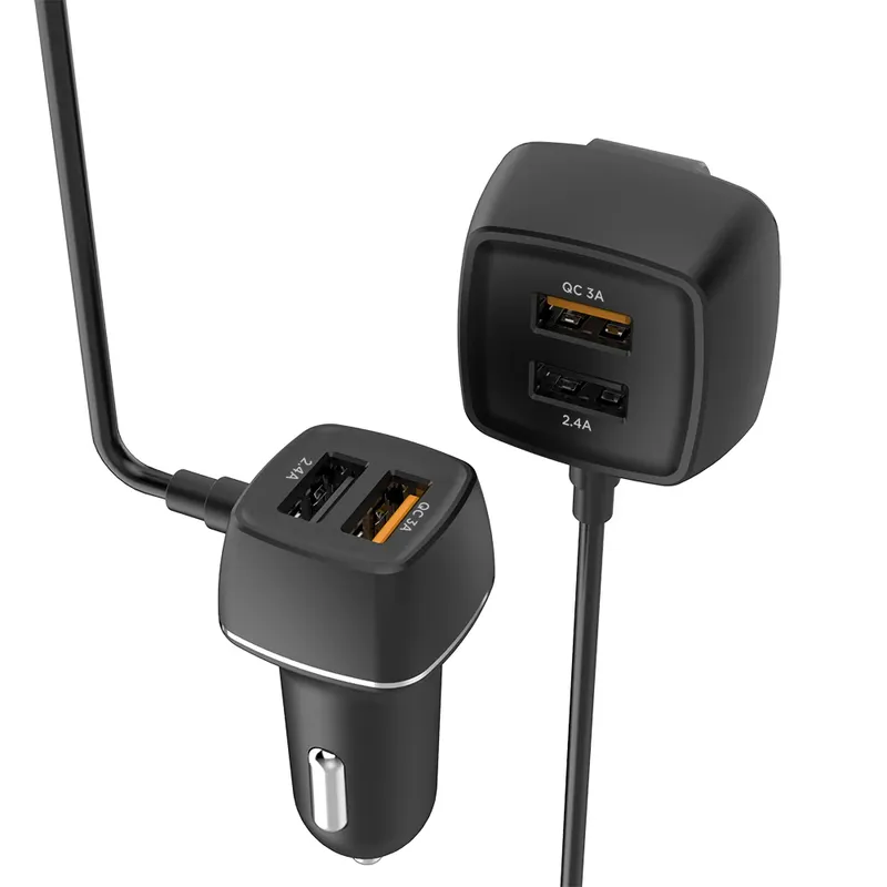 Carregador Veicular Elg Cc4sqc USB Preto