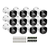Kit 12 Câmeras Intelbras Vhd 1220 B G7 Full Color Full Hd Visão Noturna Colorida 20m Ip67 +conector