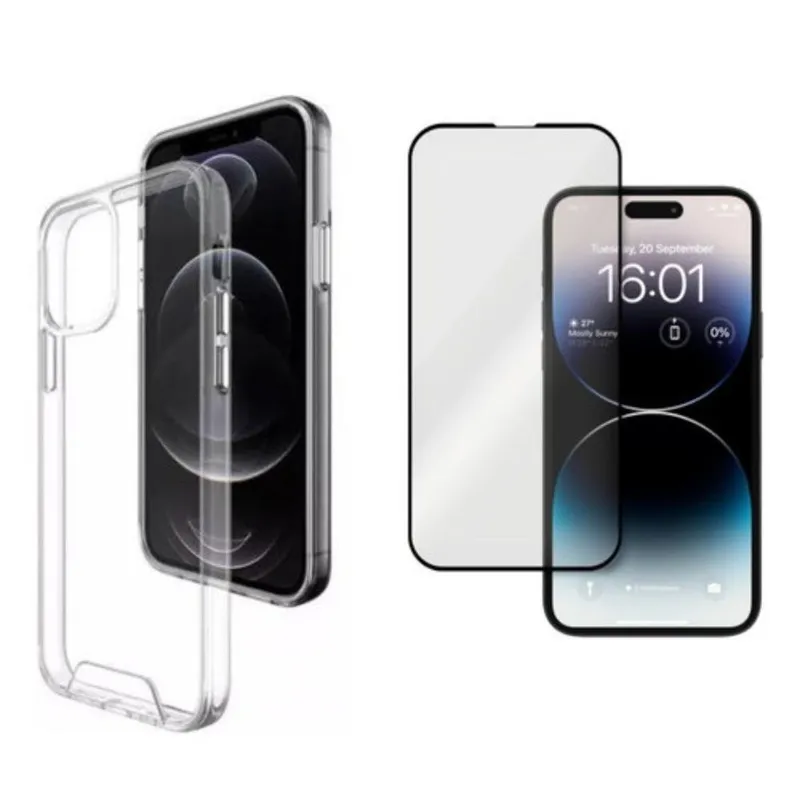 Capinha Clear Para Iphone 16 Pro Max + Película 3d