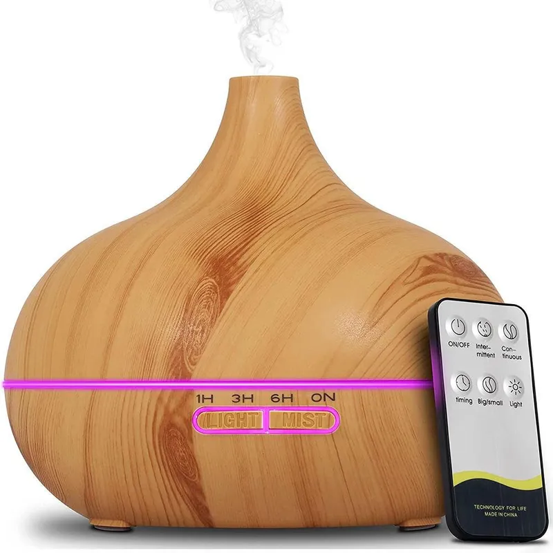 Umidificador Aromatizador De Ar Difusor De Óleos Essenciais Claro