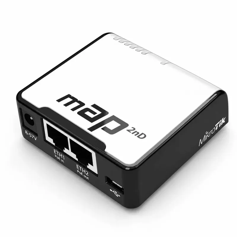 Access Point Mikrotik Rbmap2nd Wifi Poe Routeros L4 2.4ghz