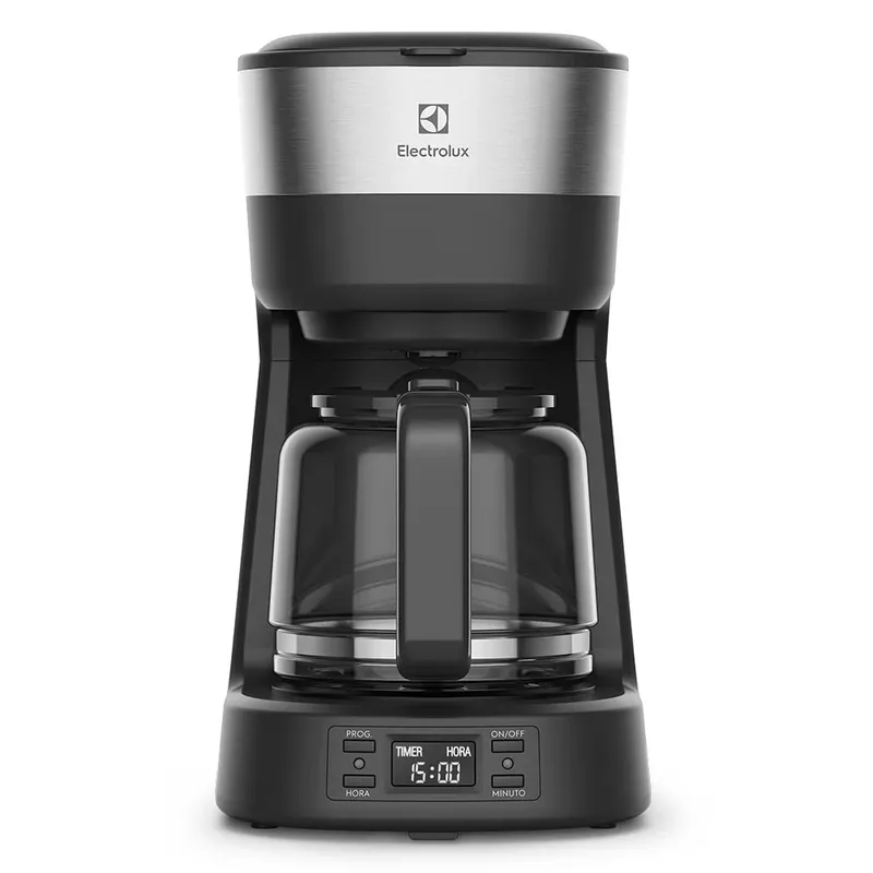 Cafeteira Elétrica Electrolux Com Timer Experience Granite Grey Ecm25 - 127 Volts