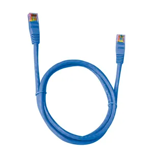 Cabo De Rede Plus Cable Patch Cord Cat6e C/rj45 10 Metros - Azul
