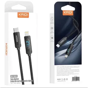 Cabo Carga Tipo C / Lightning Ios Turbo Pd Kaidi