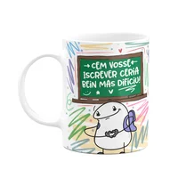 Caneca Flork Professor - Cem Vosse Seria Mas Dificiu.