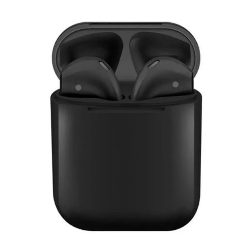Fone De Ouvido Bluetooth I12 Tws Touch. Preto Black