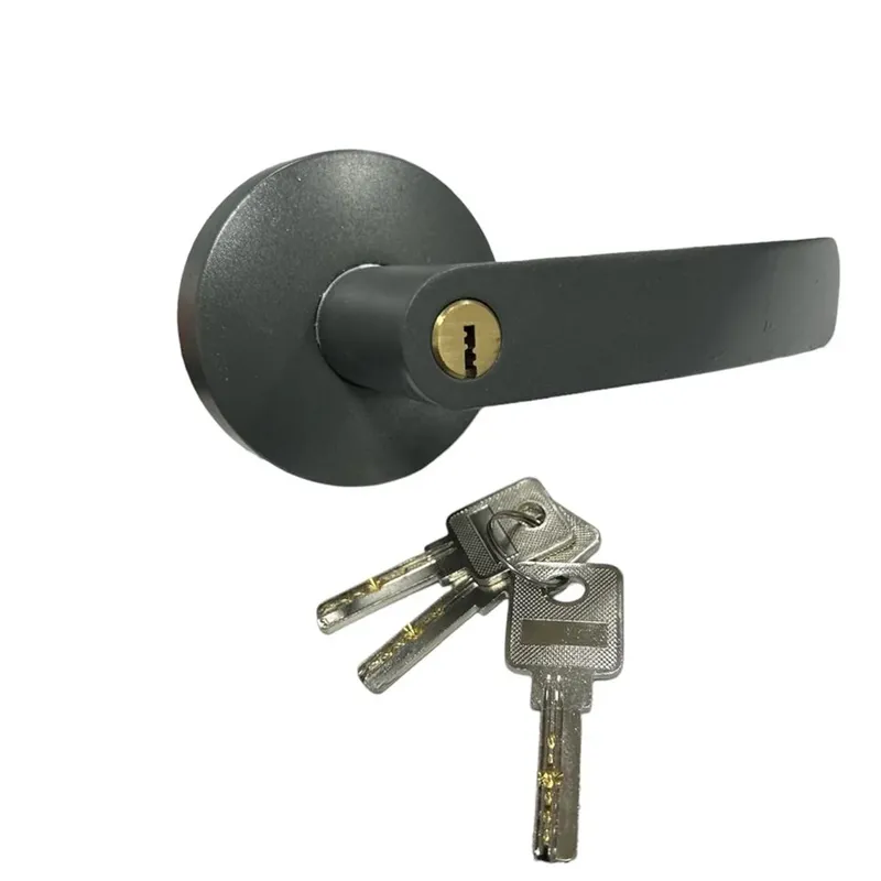 Fechadura Para Barra Antipanico Redonda Preta Dk016 Mra