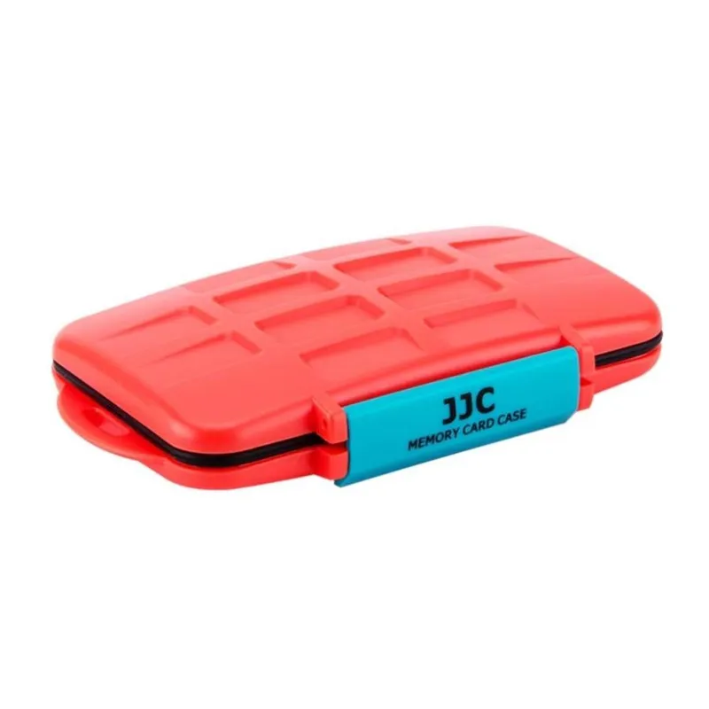 Estojo Rígido Jjc Mc-nsmsd16 Para Cartucho De Nintendo Switch E Cartão Microsd (laranja)