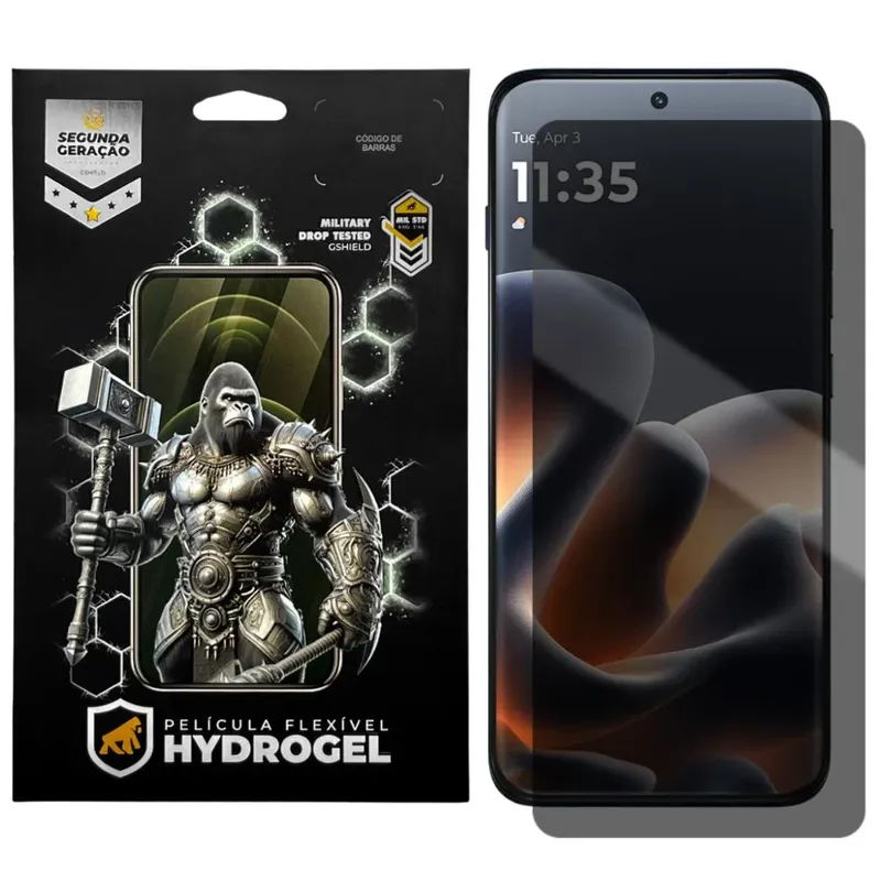 Película Para Motorola Moto Edge 70 Pro - Privacidade Hydrogel - Gshield