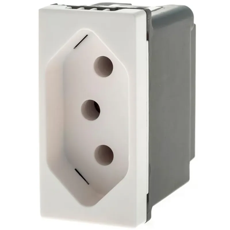 Módulo Tomada Legrand Pial Plus+ - 2p+t - 20a/250v - Branco - 615060bc