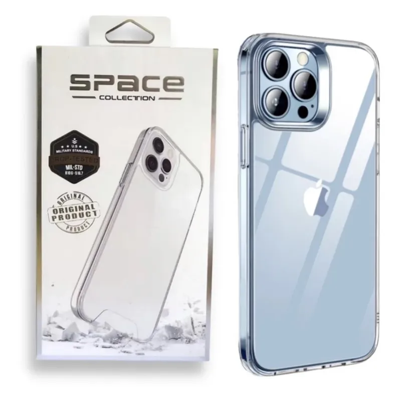 Capa Capinha Case Transparente Premium Space Clean Compatível Iphone 13 Pro