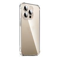 Capinha Capa Compatível Com Iphone 15 Pro Max Tela 6.7 Borda Anti Queda Transparente